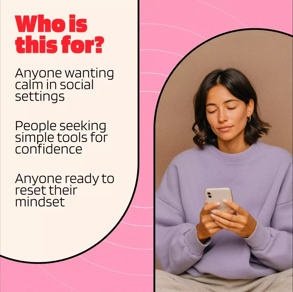 Social Anxiety Reset Plan | Digital Guide to Overcoming Social Anxiety, Building Confidence & Practicing Conversations with AI Support