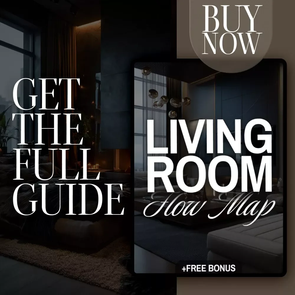 Living Room Flow Map | Home Layout Guide for Furniture Arrangement, Flow Design & Room Efficiency | Digital Download PDF, Interior Design AI Tools