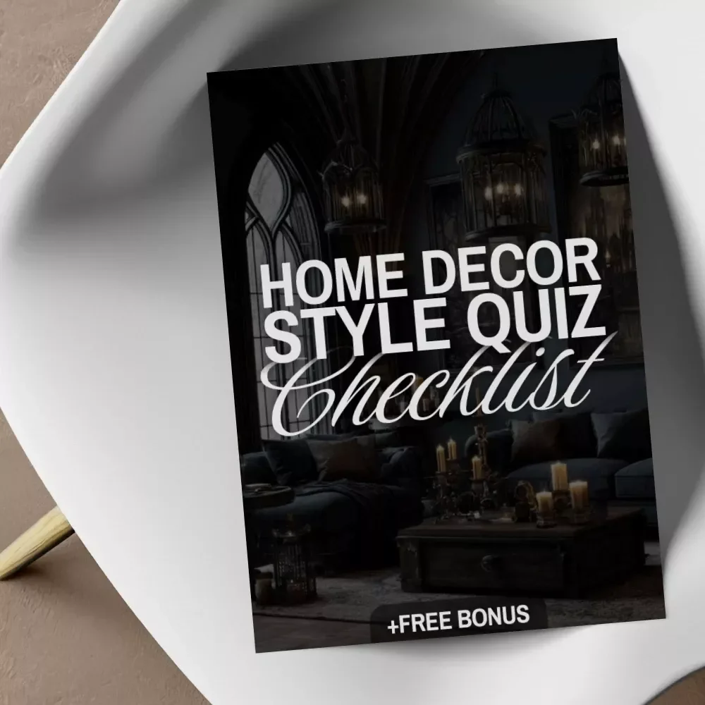 Home Decor Style Quiz Checklist | Digital Download eBook | Interior Design Guide & Printable PDF for Decorating Inspiration
