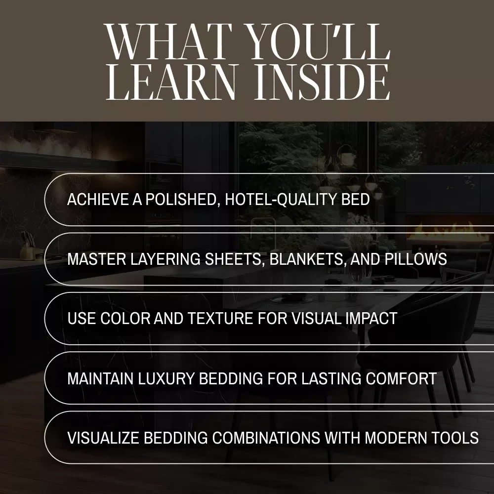 Styling a Luxury Bed Guide – Ultimate Digital Guide for Luxury Bedding, Bed Styling, Sheets, Blankets, Pillows, and Modern Bedding Techniques