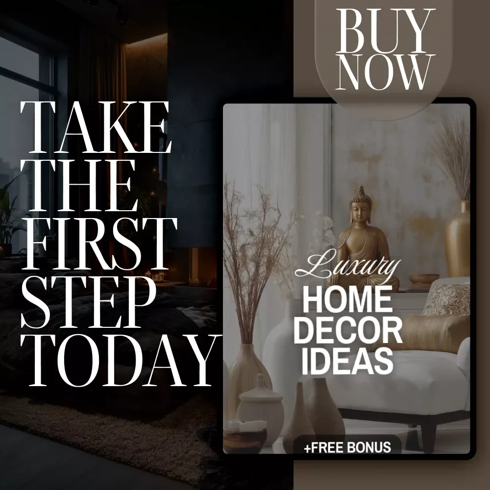Luxury Home Decor Ideas Checklist | Digital Download | Modern Minimalism, Classic Elegance & Glamorous Interior Design Guide
