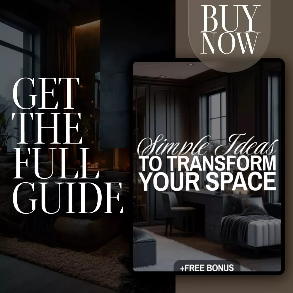 Simple Ideas to Transform Your Space | Home Decor Guide, eBook, Interior Design Checklist, Digital Download