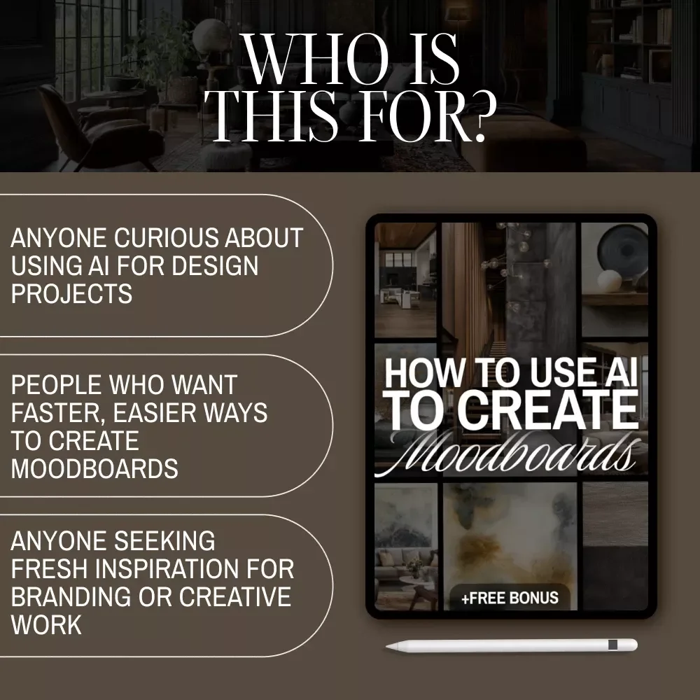 How to Use AI to Create Moodboards | Digital Guide for Designers, Creatives, Entrepreneurs, and Branding Inspiration