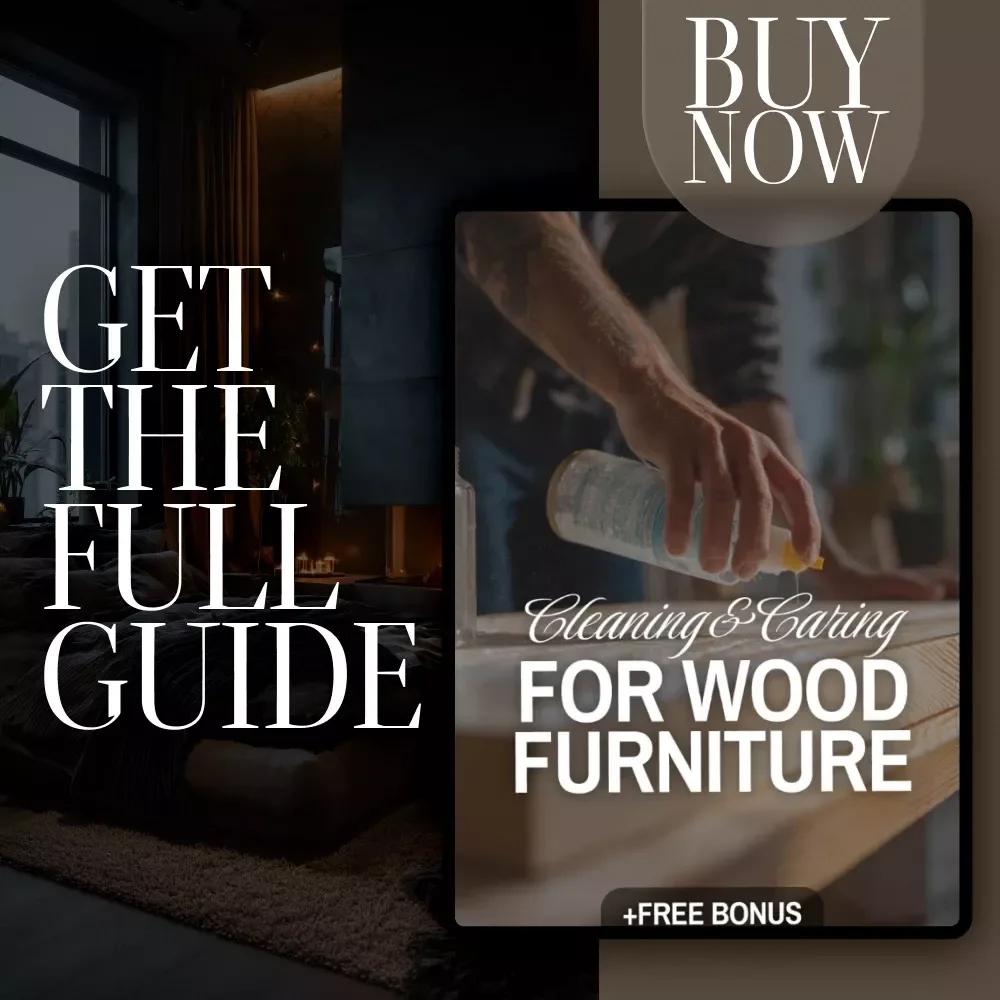 Cleaning and Caring for Wood Furniture | Digital Download Guide for Wood Furniture Care, Maintenance & Restoration | eBook, Checklist & Step-by-Step Tutorial