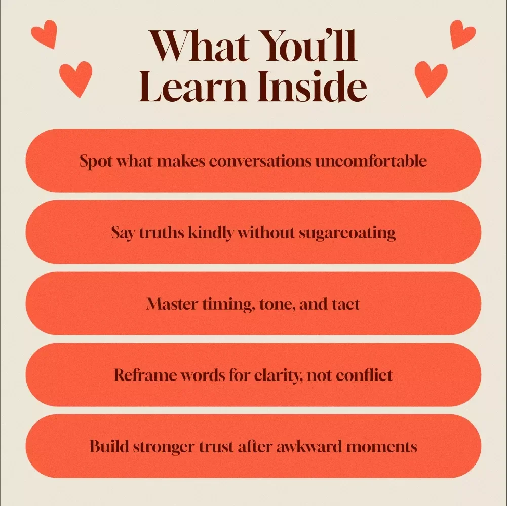 Say It Without the Ick – How to Start Honest Conversations Without Making It Weird | Ick Conversation Starter Guide | Lean but Honest Communication Digital Download