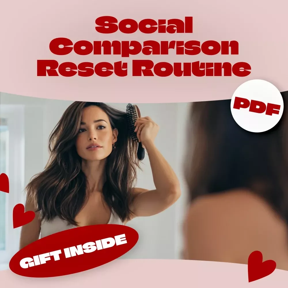 Social Comparison Reset Routine: Your Step-by-Step Checklist | Digital Download Self-Care Guide for Mindset Reset & Personal Growth