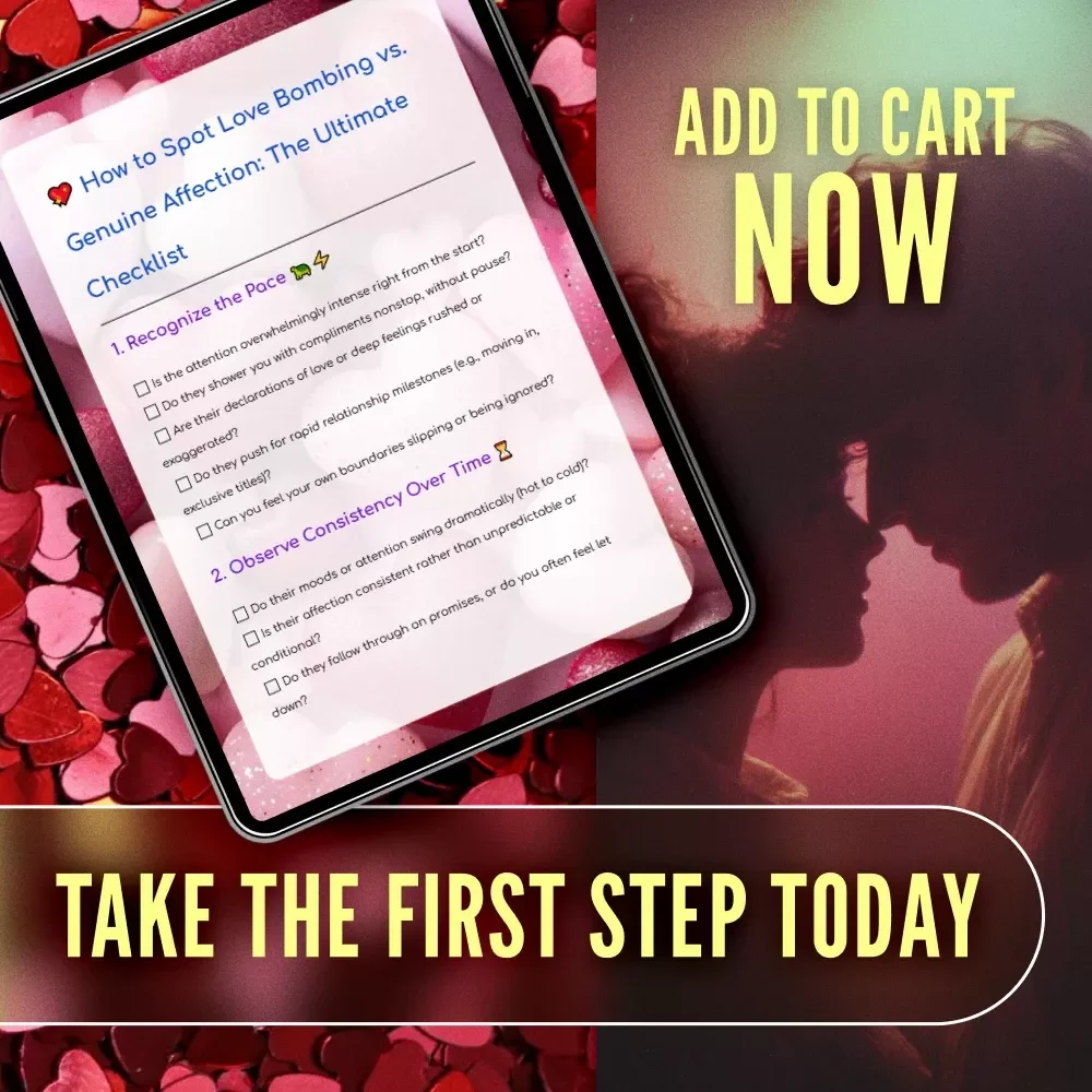 How to Spot Love Bombing vs. Genuine Affection: The Ultimate Checklist | Digital Download Guide | How to Differentiate Love Bombing from Affection