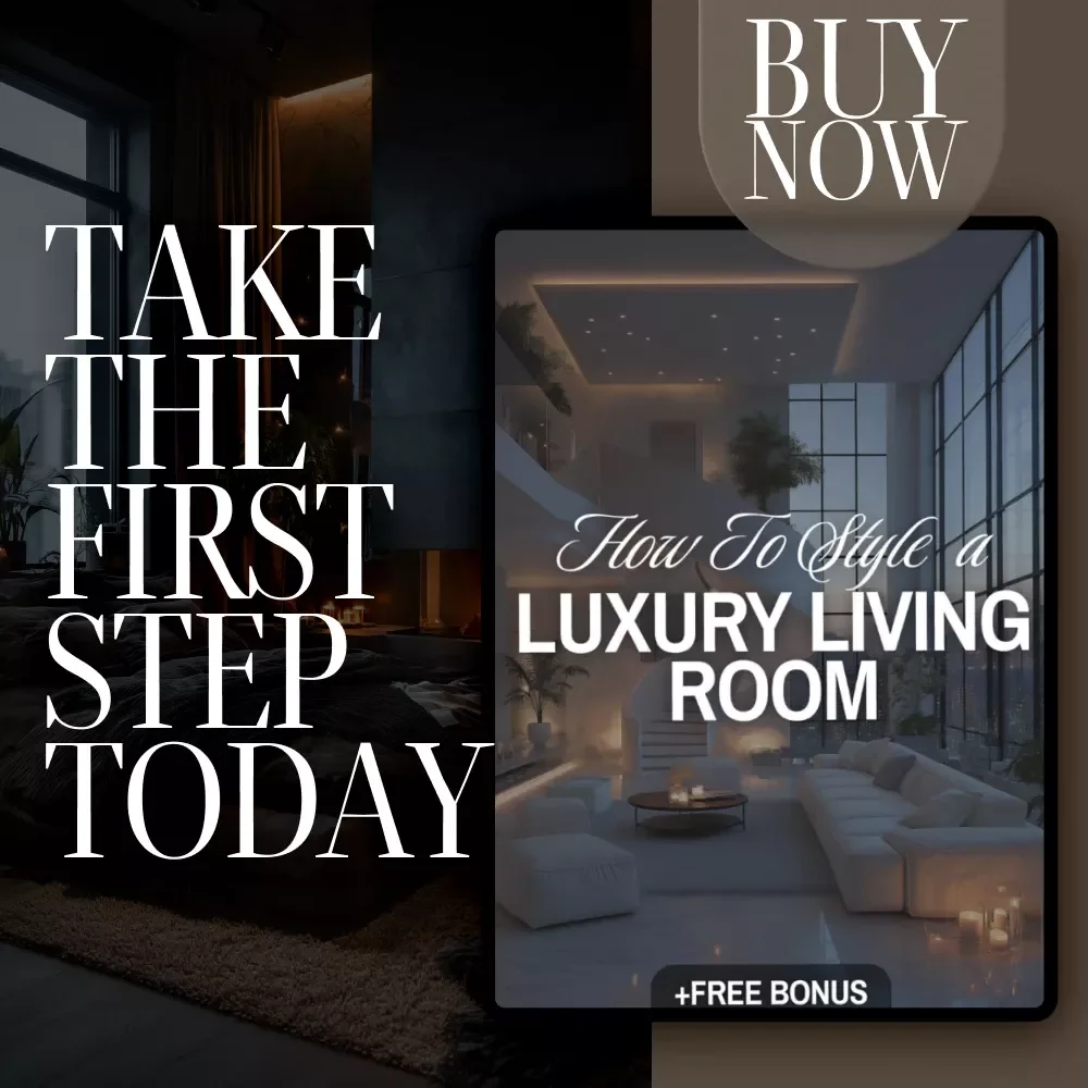 How to Style a Luxury Living Room – Digital Guide, eBook & Checklist for Elegant Interiors, Luxury Home Decor, High-End Design Inspiration