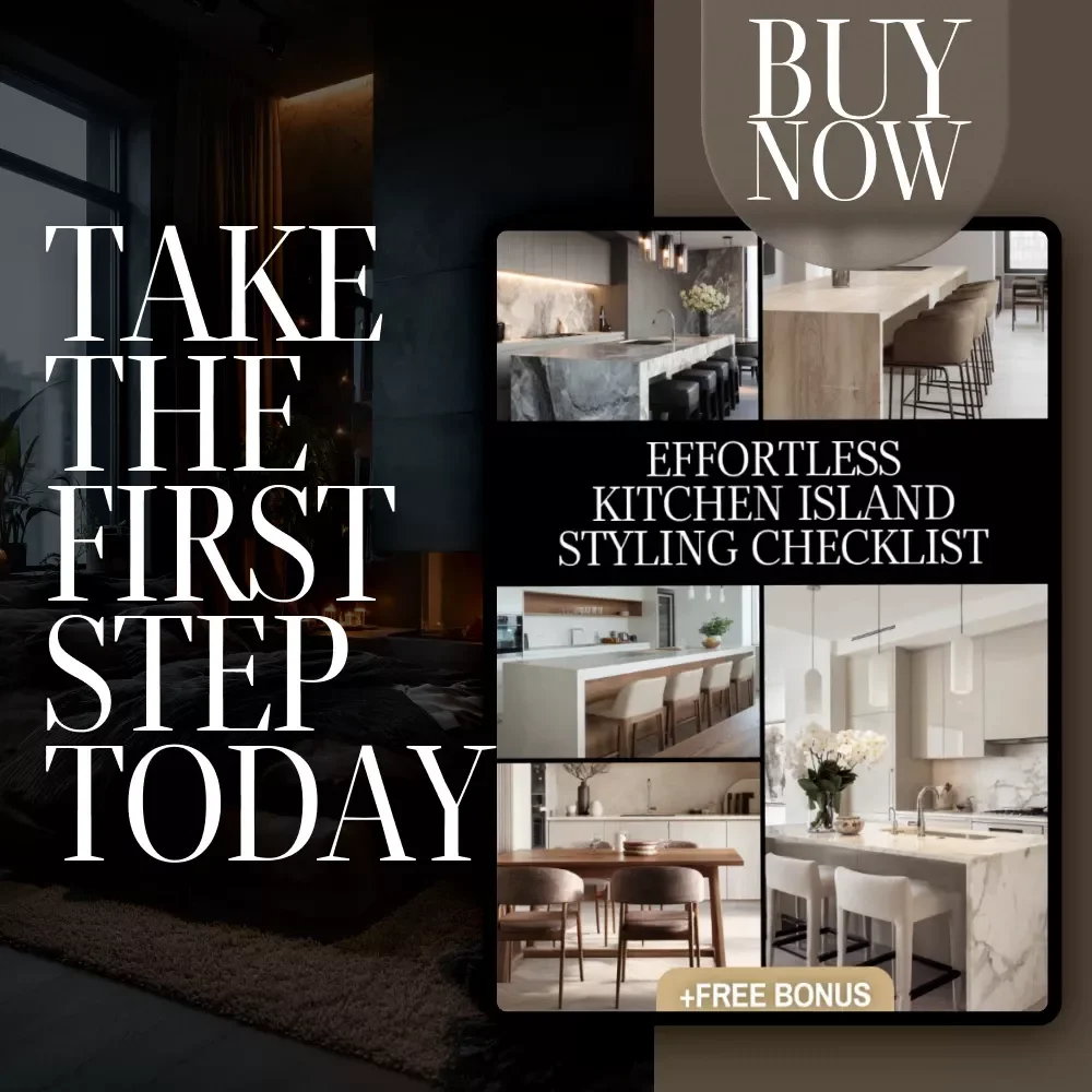 Effortless Kitchen Island Styling Checklist | Neutral Modern Decor | Minimalist Printable Guide | Instant Digital Download | Home Styling eBook