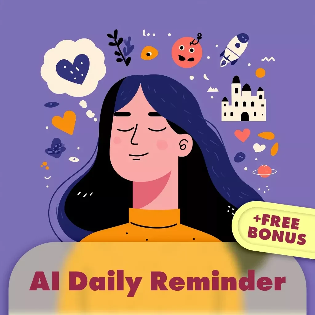 AI Daily Reminder: Positive Social Affirmations Checklist | Printable Digital Download | Self-Love, Mindfulness & Confidence eBook Guide for Daily Positivity