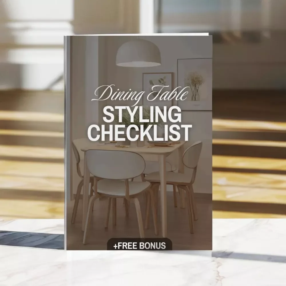 Dining Table Styling Checklist | Printable Tablescape Guide for Elegant Dinner Party Decor | Instant Digital Download for Table Setting Inspiration