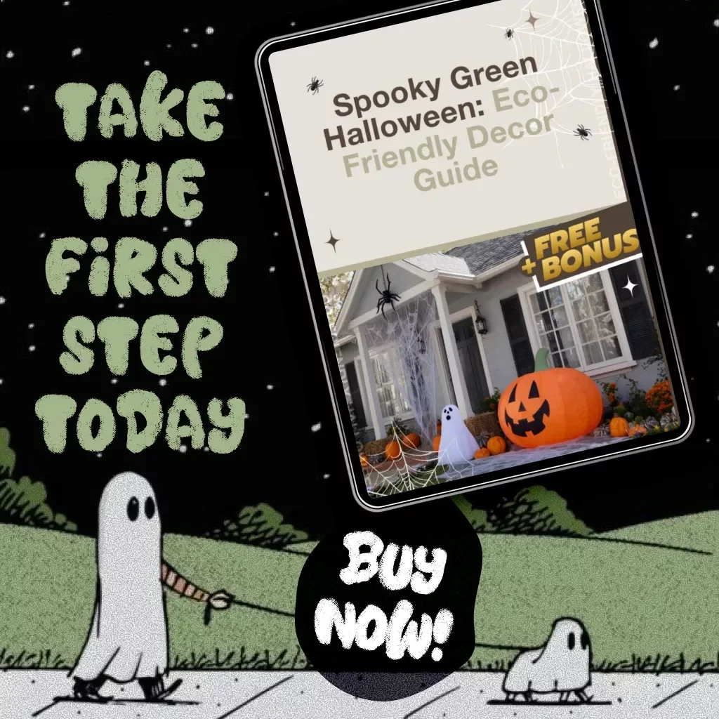 Spooky Green Halloween: Eco-Friendly Decor Guide | Digital Download eBook | Halloween Eco-Friendly Decor Plan for Sustainable Celebrations