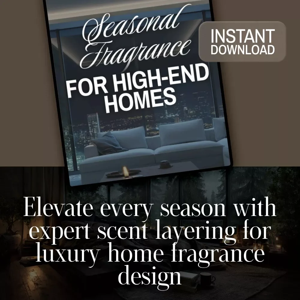 Seasonal Fragrance for High-End Homes Checklist | Scent Layering Guide | Luxury Home Fragrance Planning Tool | Digital Download