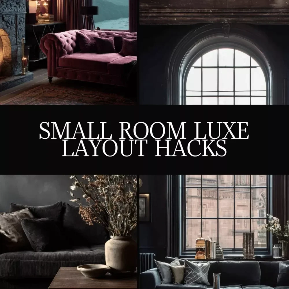 Small Room Luxe Layout Hacks | Digital Download Guide for Small Spaces, Luxe Room Layout, Interior Design Tips, AI Room Design