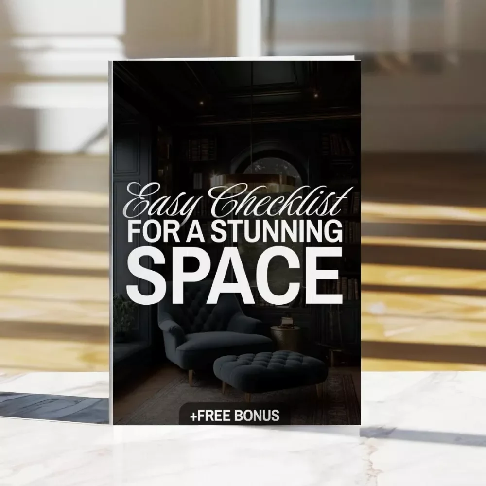 Easy Checklist for a Stunning Space | Digital Home Decor Design Ideas Guide & Printable Organization Tool