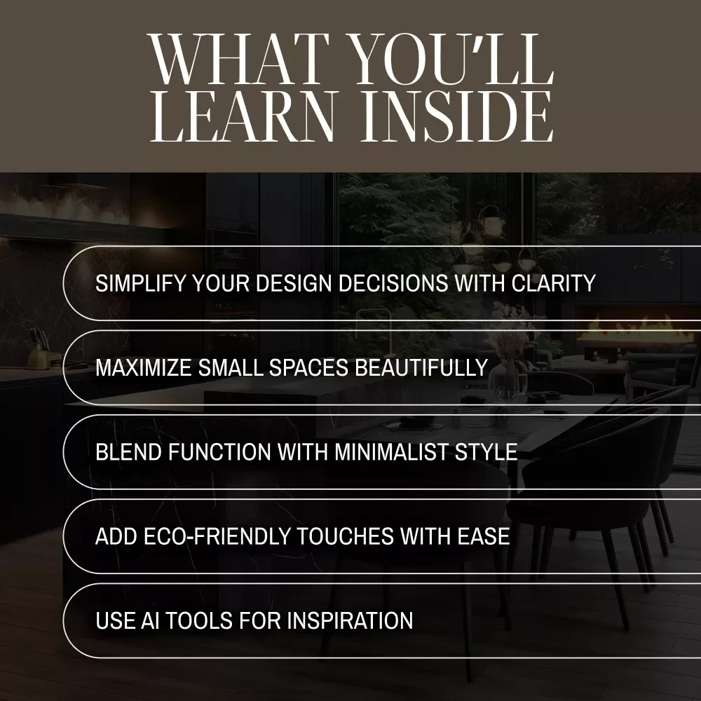 Quiet Luxury Minimalist Design Planner | eBook | Digital Download Guide for Interior Design, Timeless Minimalist Decor, AI Design Tools, and Sustainable Living