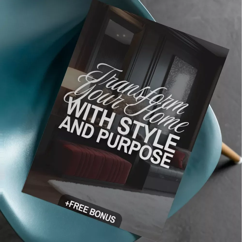 Transform Your Home with Style and Purpose | Multifunctional Space Design eBook for Small Spaces, Modern Interiors & Home Organization