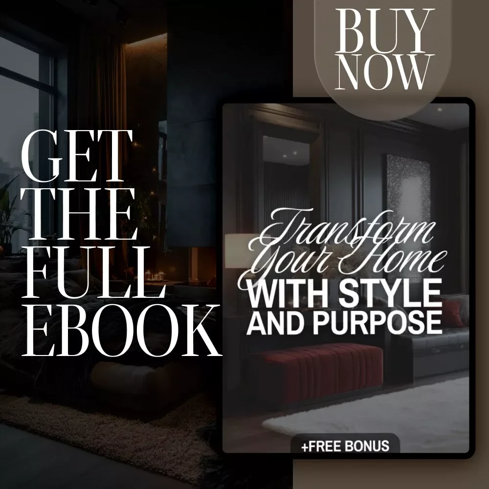 Transform Your Home with Style and Purpose | Multifunctional Space Design eBook for Small Spaces, Modern Interiors & Home Organization
