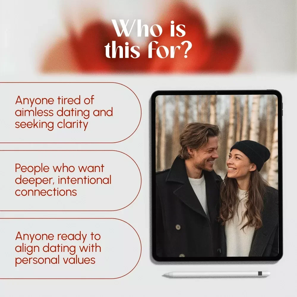 How to Date with Intention: Workbook for Meaningful Connections | Digital Guide, Relationship Blueprint, Intentional Dating eBook