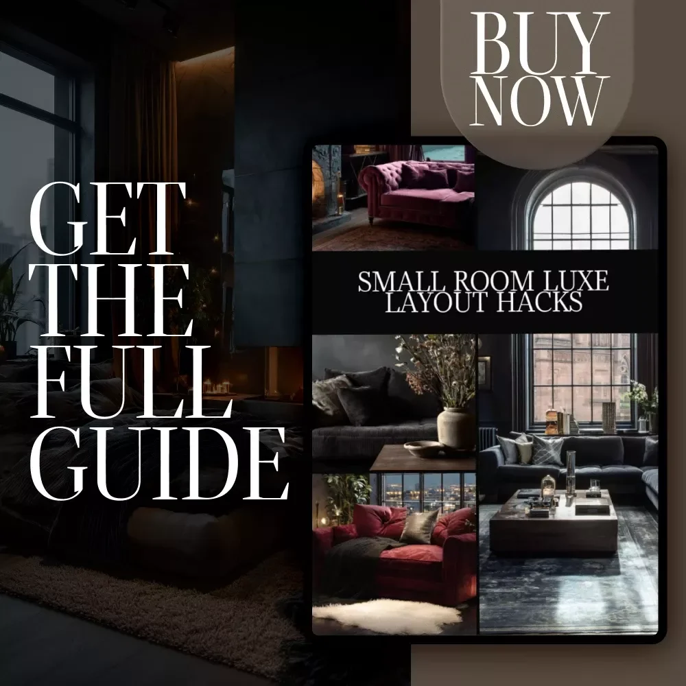 Small Room Luxe Layout Hacks | Digital Download Guide for Small Spaces, Luxe Room Layout, Interior Design Tips, AI Room Design