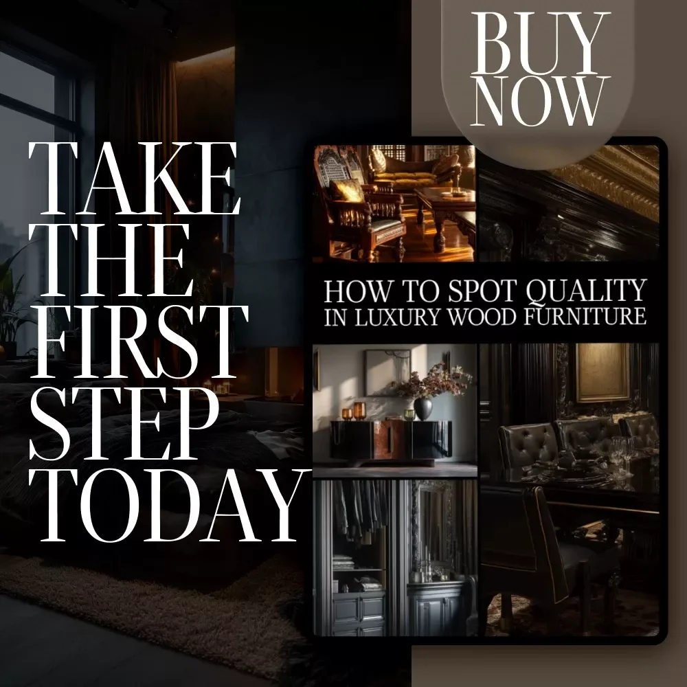 How to Spot Quality in Luxury Wood Furniture Checklist | Digital Download | Luxury Furniture Guide | Wood Furniture Buying Tips