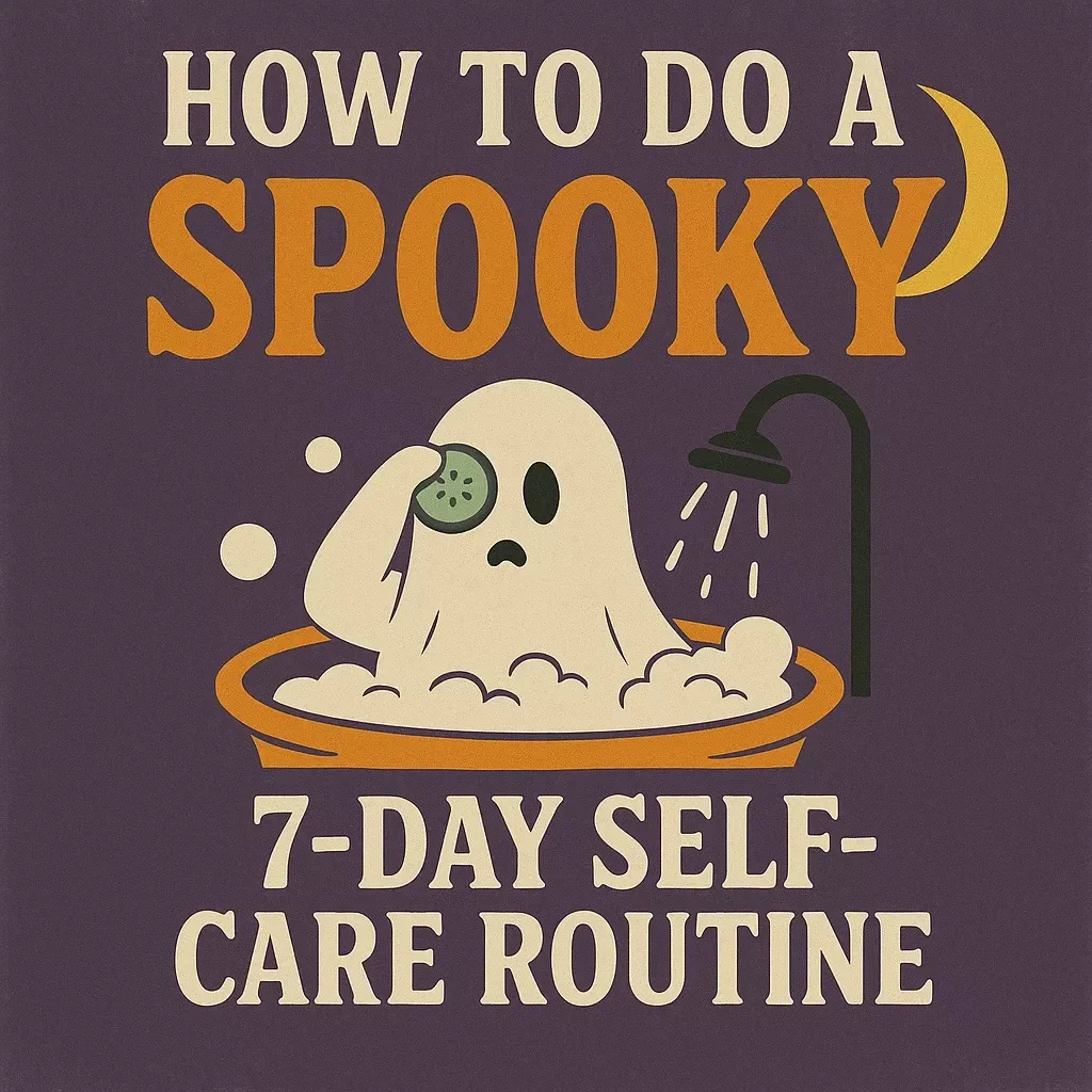 Hauntingly Healthy: A Spooky 7-Day Self-Care Adventure | Digital eBook Guide | How to Do a Spooky 7-Day Self-Care Routine Checklist & Rituals