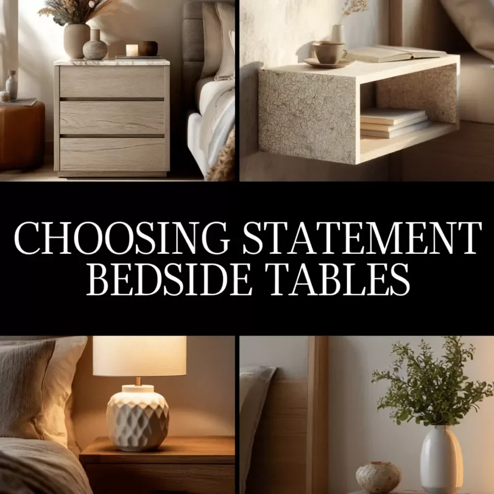 Choosing Statement Bedside Tables – Printable Checklist for Bedroom Decor, Nightstand Selection, and Interior Styling Guide – Digital Download