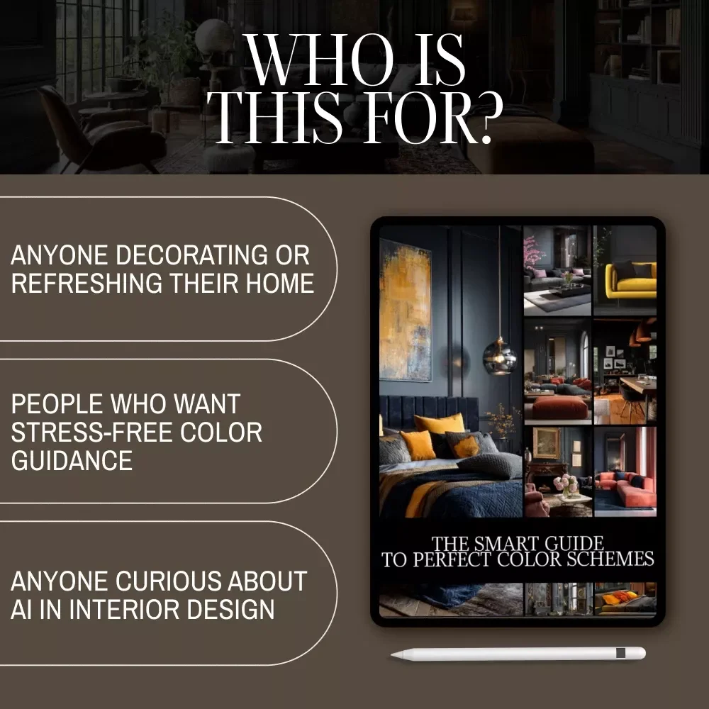 The Smart Guide to Perfect Color Schemes | Home Decor eBook, Digital Download, Interior Design Guide, AI Color Palette Checklist