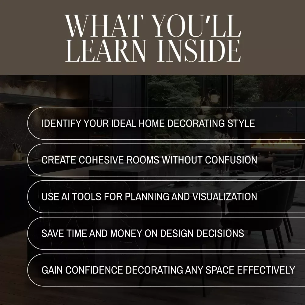 Your Ultimate Guide to Decorating Styles: Explore Types of Home Decor Styles eBook for Every Home Aesthetic