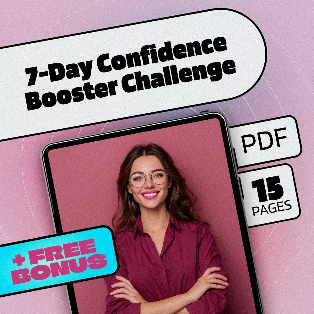 7-Day Confidence Booster Challenge | Self-Esteem Guide, Digital Download, eBook for Personal Growth, Overcoming Self-Doubt, Daily Confidence Checklist