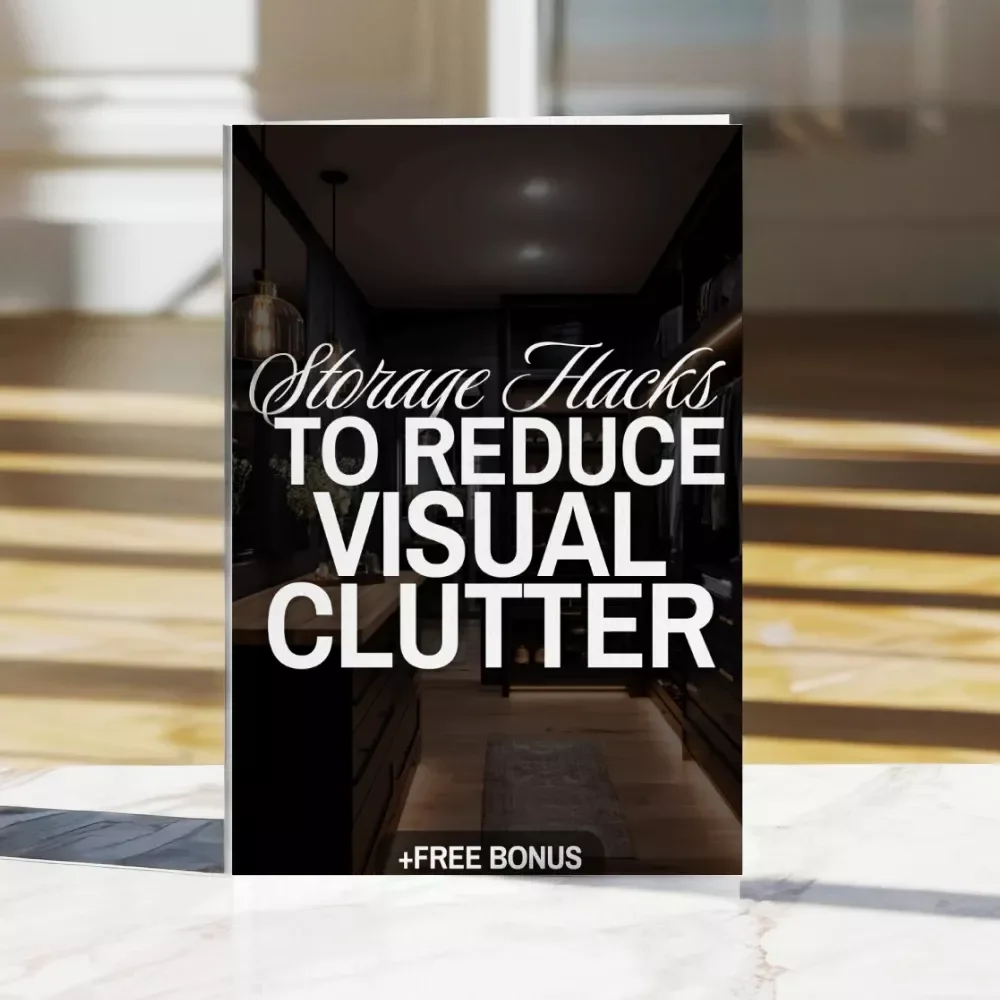 Storage Hacks to Reduce Visual Clutter | Printable Checklist for Home Organization, Decluttering Guide & Minimalist Storage Ideas (Digital Download)