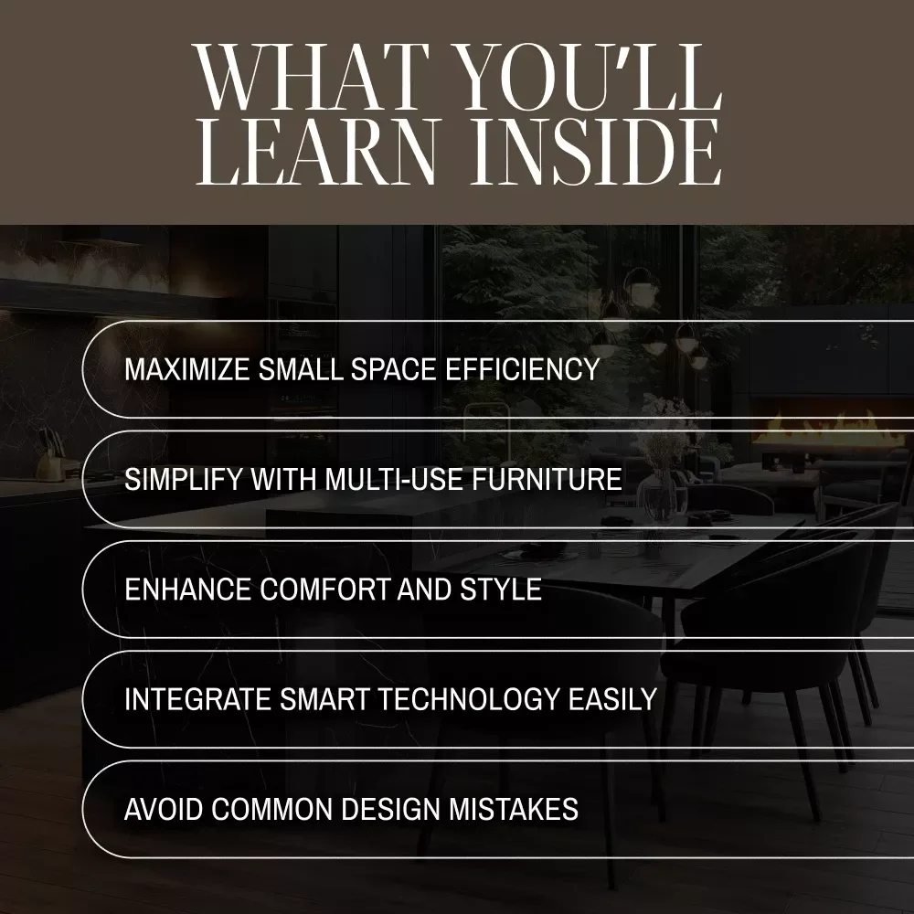 Transform Your Home with Style and Purpose | Multifunctional Space Design eBook for Small Spaces, Modern Interiors & Home Organization