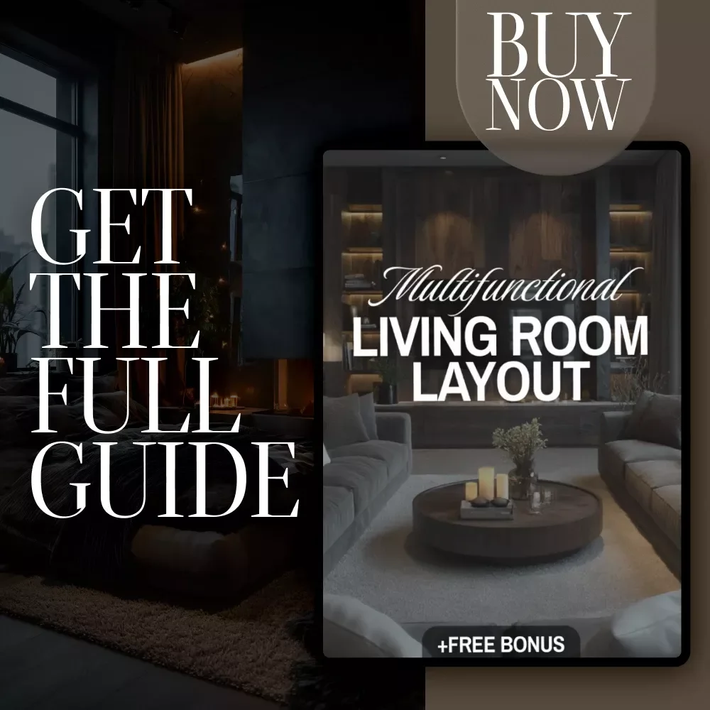 Multifunctional Living Room Layout Guide | Digital Download for Small Spaces, AI Room Planning, and Flexible Furniture Arrangement