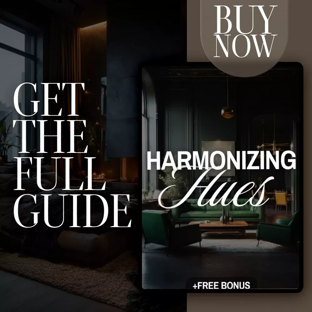 Harmonizing Hues | Digital Guide on How to Pair Neutral and Jewel Tone | Interior Design eBook, Color Palette Checklist, AI Design Tips