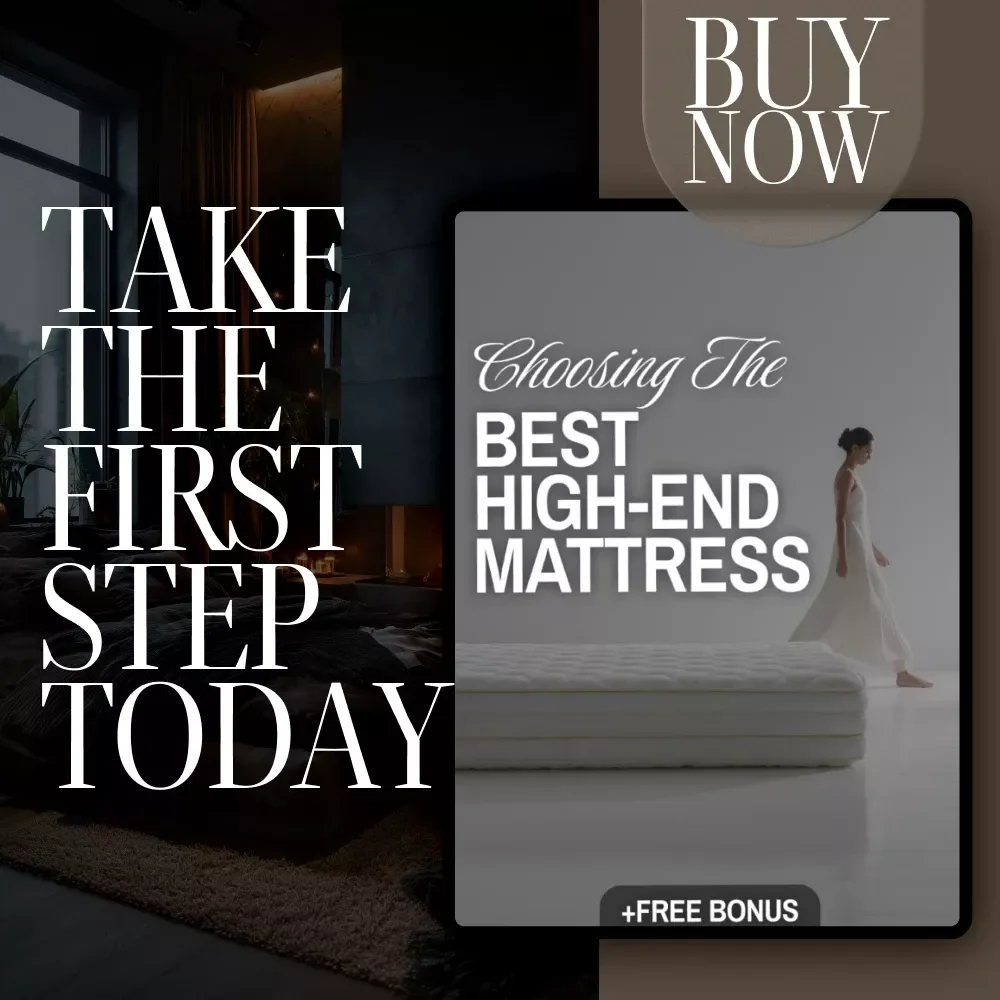 Choosing the Best High-End Mattress Checklist | Digital Download | Luxury Mattress Buying Guide for Better Sleep