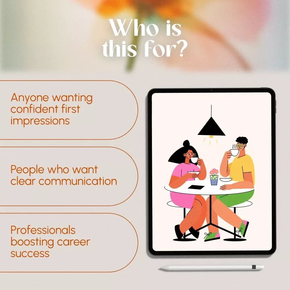 First Impression Map: Dos & Don’ts | Digital Download Guide for Mastering Introductions, Body Language, AI-Powered Icebreakers & Lasting Positive Impact