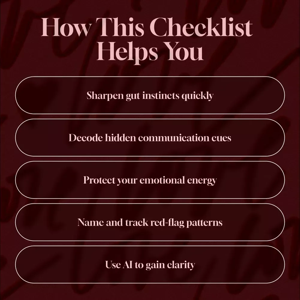 Daily Reflection Journal: Spot the Icks Early | Printable Self-Awareness Checklist | Digital Download for Mindfulness, Boundaries & Emotional Clarity