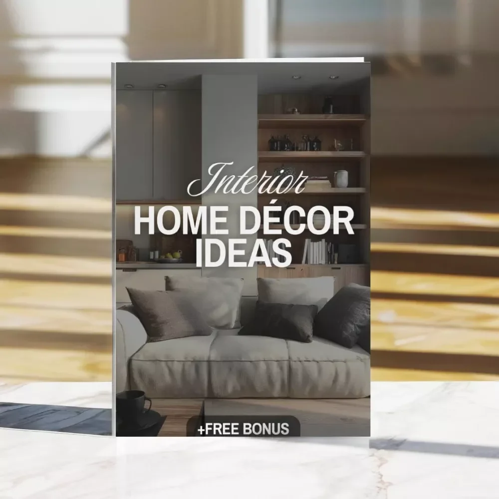 Interior Home Décor Ideas | Digital Download Guide | Modern, Cozy Cottage, Boho Chic, Industrial & Eclectic Styling | Home Decorating Checklist & eBook