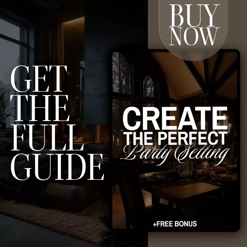 Create the Perfect Party Setting | Hosting-Focused Interior Setups Guide for Entertaining, Multi-Purpose Spaces & AI Design Tips (Digital Download)