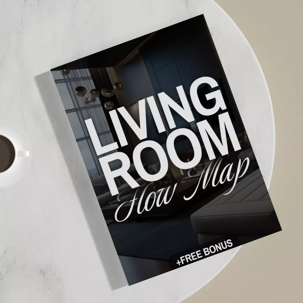 Living Room Flow Map | Home Layout Guide for Furniture Arrangement, Flow Design & Room Efficiency | Digital Download PDF, Interior Design AI Tools