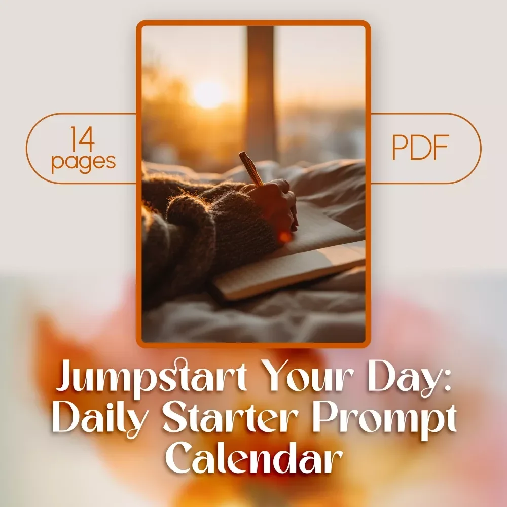 Jumpstart Your Day: Daily Starter Prompt Calendar - Boost Creativity, Productivity & Focus