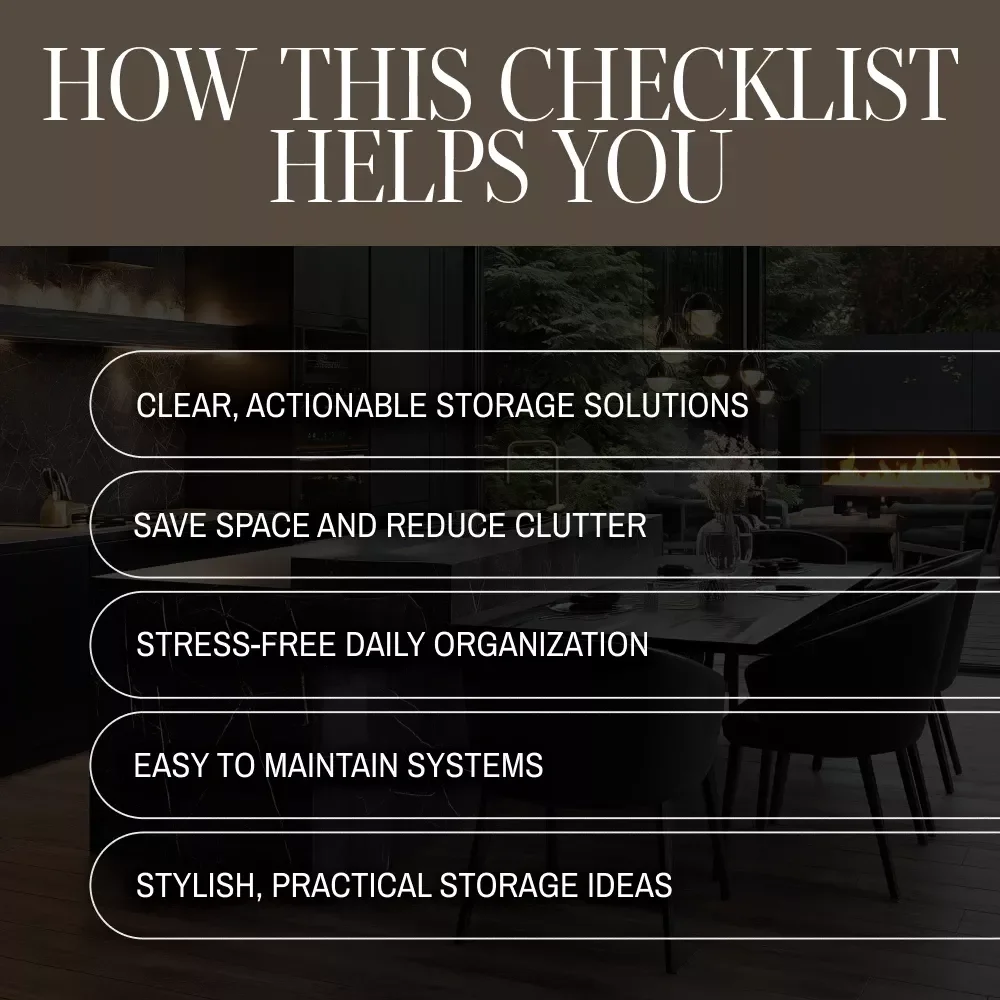 Storage Hacks to Reduce Visual Clutter | Printable Checklist for Home Organization, Decluttering Guide & Minimalist Storage Ideas (Digital Download)