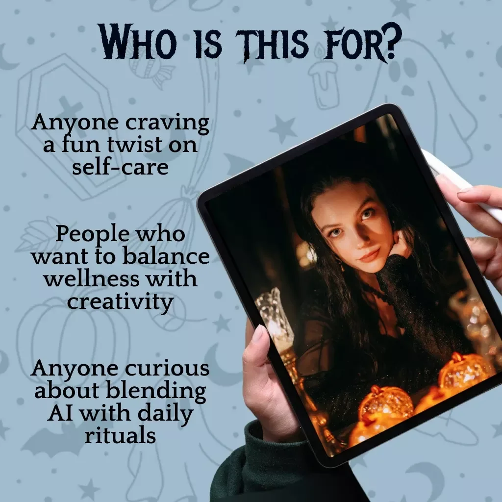 Hauntingly Healthy: A Spooky 7-Day Self-Care Adventure | Digital eBook Guide | How to Do a Spooky 7-Day Self-Care Routine Checklist & Rituals