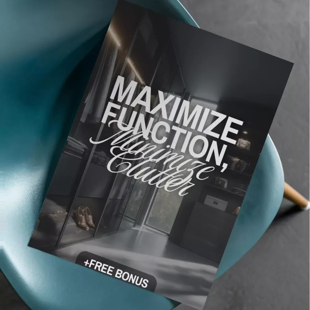 Maximize Function, Minimize Clutter | Multifunctional Room Layouts eBook | Small Space Design Guide | Space-Saving Furniture & Smart Home Ideas