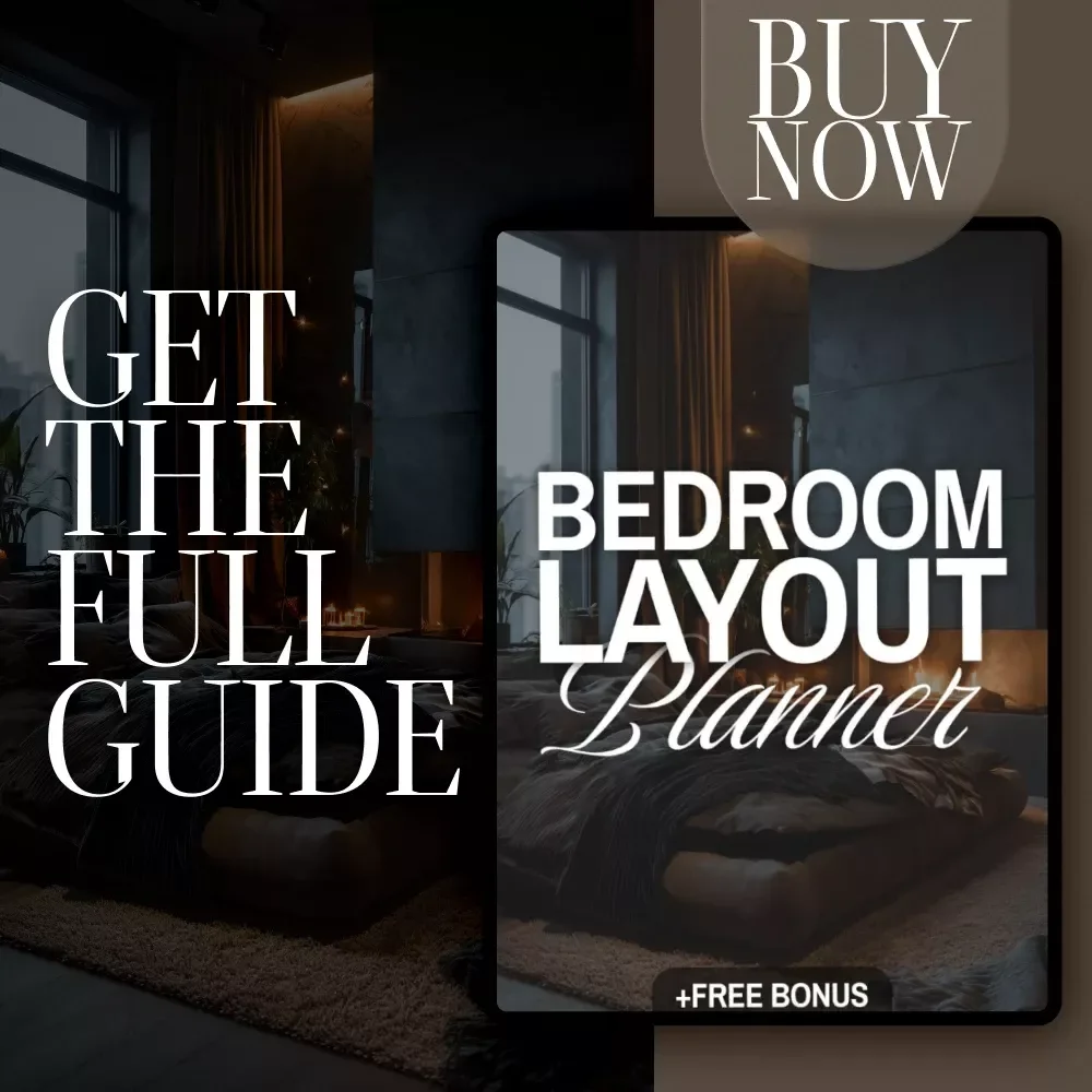 Bedroom Layout Planner Guide | Luxury Small Bedroom Design, Furniture Layout, Lighting, Textures & AI-Powered Planning (Digital Download eBook & Checklist)