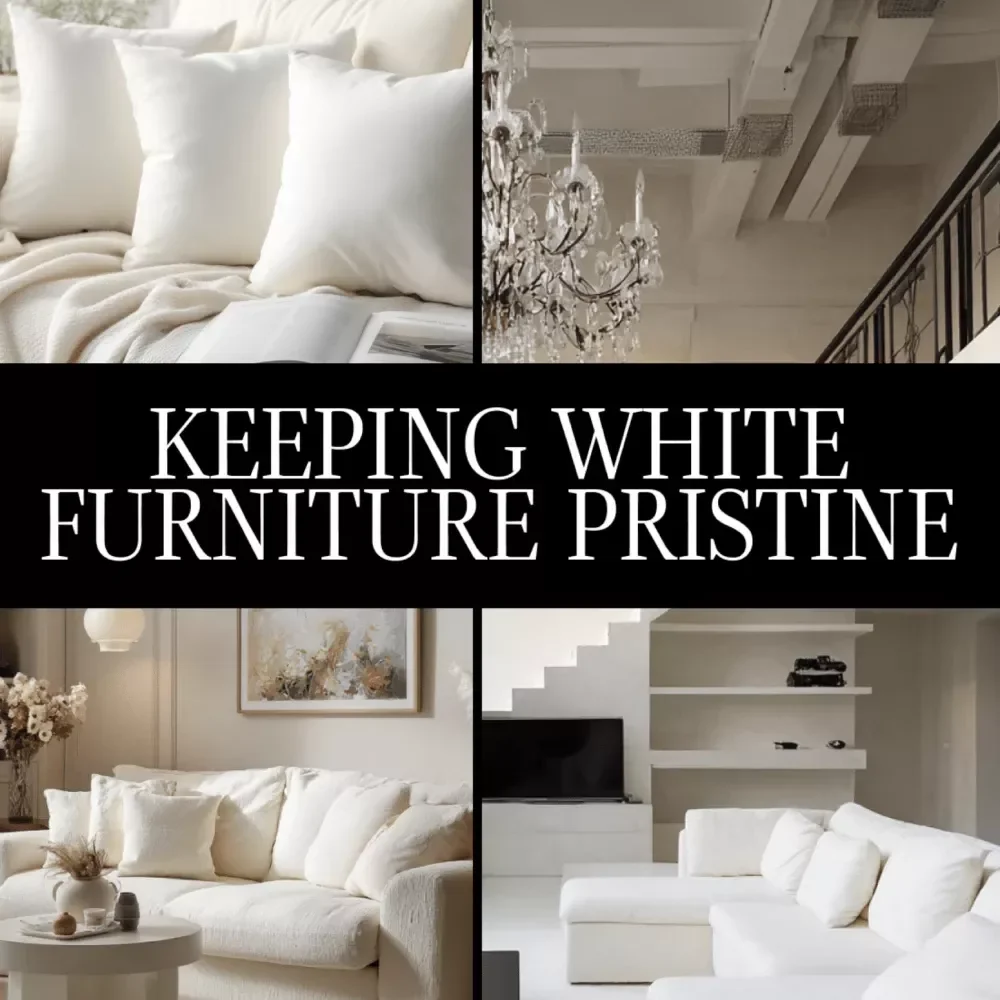 Keeping White Furniture Pristine | Digital Download Guide for Cleaning, Daily Maintenance, Stain Removal & AI-Powered Furniture Care