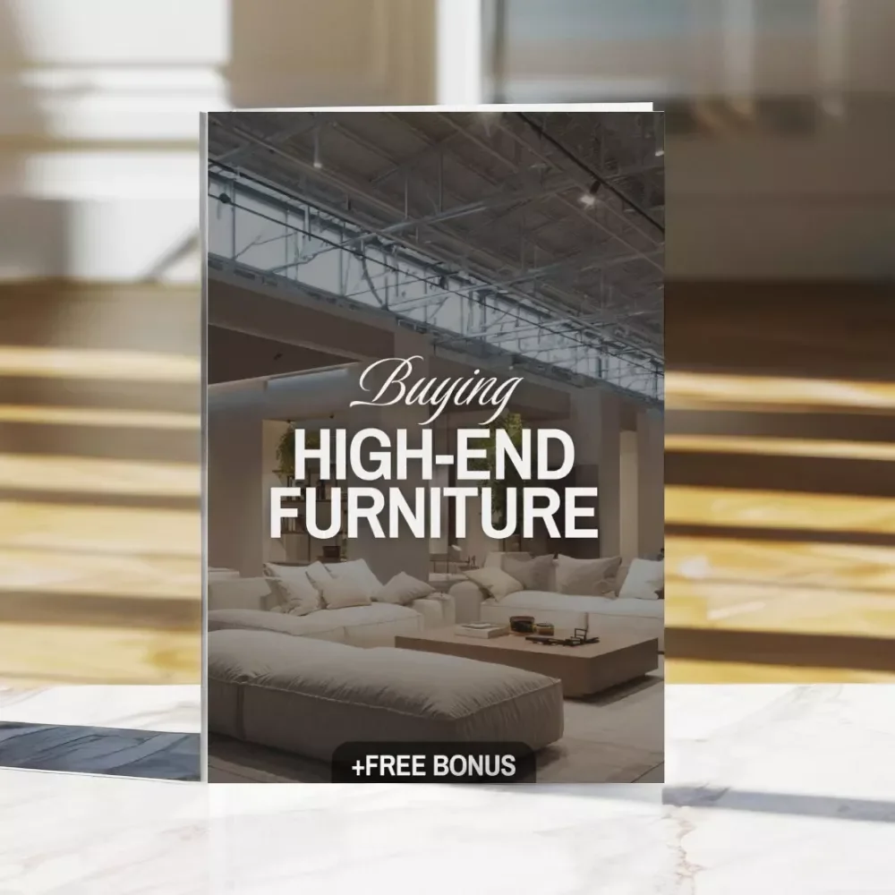 Buying High-End Furniture Checklist | Digital Download Guide for Choosing Luxury Furniture, Interior Design Planning & Home Decor Investment