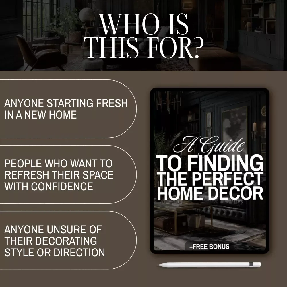 A Guide to Finding the Perfect Home Decor | Digital Download | How to Find Your Home Decor Style | eBook & Checklist for Interior Inspiration