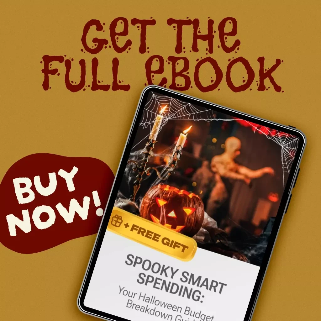 Spooky Smart Spending: Your Halloween Budget Breakdown Guide | Digital Download eBook with Halloween Budget Breakdown Worksheet