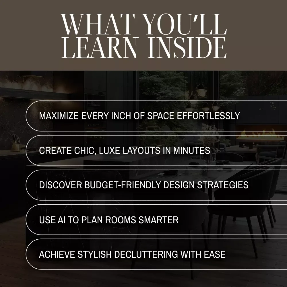 Small Room Luxe Layout Hacks | Digital Download Guide for Small Spaces, Luxe Room Layout, Interior Design Tips, AI Room Design
